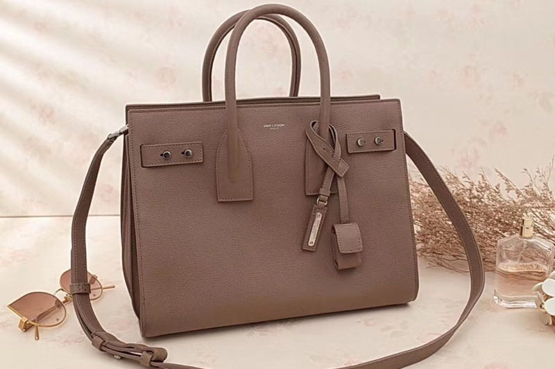 Replica Saint Laurent Sac De Jour Souple Bag Grained Leather 464960 Beige