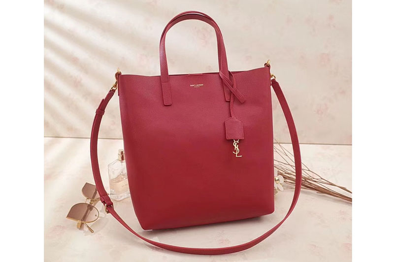 Replica Saint Laurent Shopping Toy North/South Bag 498612 Red