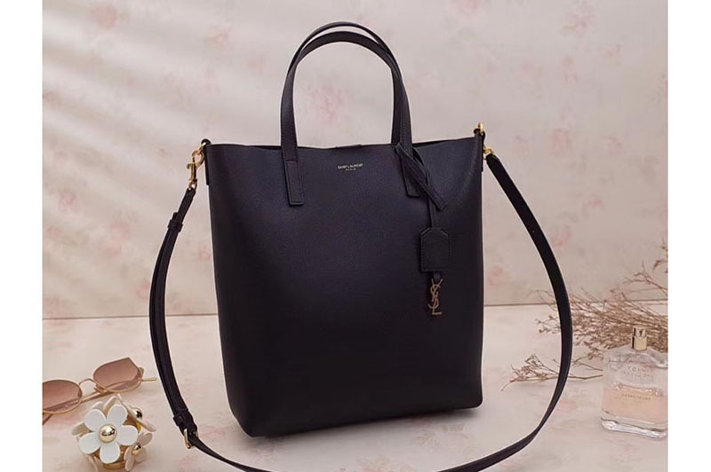 Replica Saint Laurent Shopping Toy North/South Bag 498612 Black