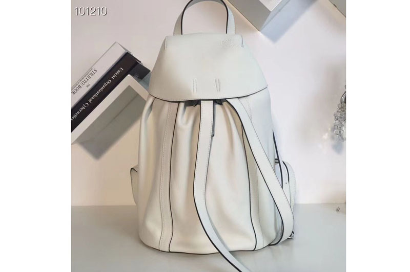 Replica Loewe Rucksack Small Backpack bags Original Leather White