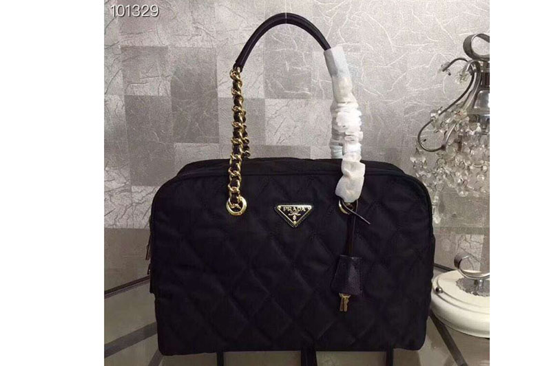 Replica Prada 1BG774 Nylon Bags Black