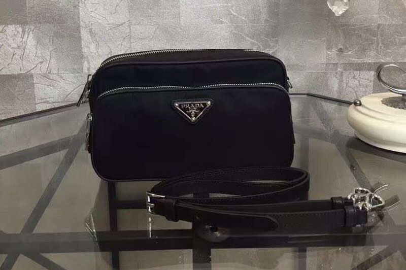 Replica Prada BT1010 Nylon Bags Black